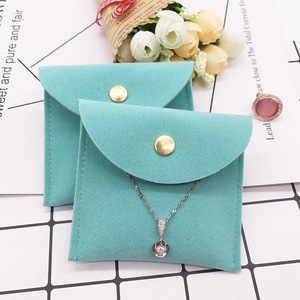 Small Luxury Custom Logo Velvet Jewelry Gift <b>Box</b> with Customized Color for <b>Earrings</b> and Necklaces Storage - Product Image 2