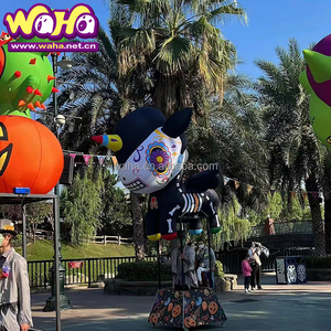 Custom Made Festival <strong>Big</strong> Inflatable Skull <strong>Head</strong> Puppet /Inflatable Halloween Skeleton <strong>Head</strong> <strong>Costume</strong> - Product Image 3