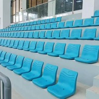 Sièges de stade en plastique HDPE très demandés, sièges de tribune de stade