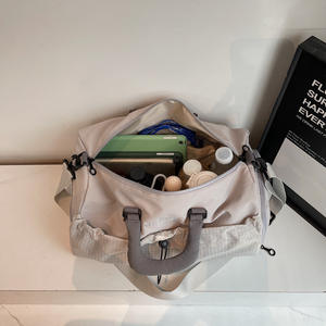 Bolsa de Viaje de Poliéster de Lujo, Ligera, Plegable, Resistente al Agua, con Separación para Seco y Húmedo, Multifuncional, Portátil, para Fitness - Product Image 4