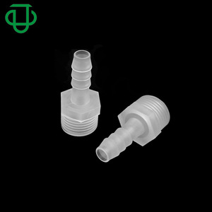 Conector de plástico PP con rosca G1/2 para tuberías de fluidos, adaptador recto con rosca externa de 6,4-10,0mm - Product Image 1