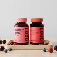 IJzerrijk Hemoglobine Suikervrije Fruit Fudge Gummy 240g OEM Private Label Aanpassing Grensoverschrijdend Bestseller Verbeterd