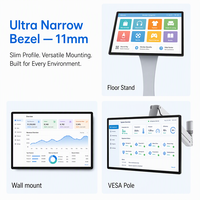 21.5 23.8 27 pouces écran plat interactif écran tactile moniteur capacitif LCD écran tactile