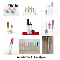 Créez vos propres kits de rouge à lèvres liquide mat minéral à étiquette privée, maquillage pour les lèvres, imperméable, longue tenue, 5g, taille standard