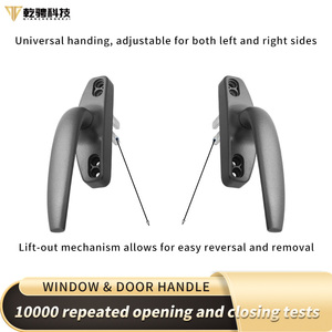 Premium Modern Aluminum <strong>Window</strong> <strong>Handle</strong> Casement Operator <strong>Lock</strong> with Smooth Zinc Alloy Mechanism Anti-Corrosion Door Usage - Product Image 6