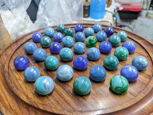 대리석 체스 보드 나무 보드 게임 솔리테어 보드 게임 대리석 - Product Image 4