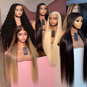 باروكة شعر بشري طبيعي فيتنامي هندي بطول 40 بوصة، شعر مستقيم طويل، دانتيل أمامي عالي الدقة 13×6 بدون غراء، باروكة أمامية من الدانتيل من الموردين - Product Image 5