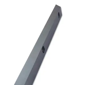 Özel uzun düz kesme bıçağı hardox 500 kesici bıçak tekstil kesme bıçağı endüstriyel bıçak uzun bıçak kesici kağıt için