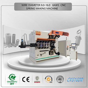 Proveedor de máquina de fabricación de resortes Máquina formadora de alambre CK6160R Máquina de resortes de compresión - Product Image 2