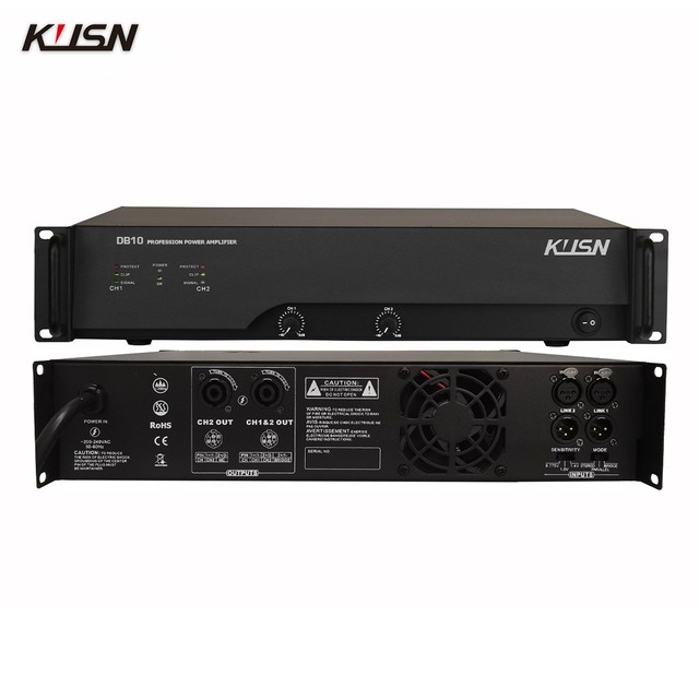 400Wx2 Professional CLASS H Digital Amplifier 8 Ohm Stereo Power Factor Correction High-End Large Performances Bars Party