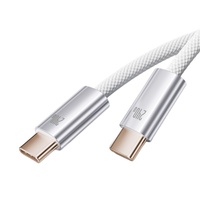 Câble de données tressé double Type-C 240W à charge ultra-rapide pour tablettes Type-C et téléphones Android 15-17 pouces avec transfert de données