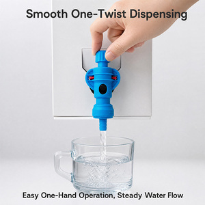 JIJID Food Grade One Hand Operation Butterfly Valve BIB Connector for Bag in Box <strong>Syrup</strong> <strong>Coke</strong> Juice Beverage Wine Dispensing - Product Image 5