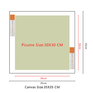 क्रिसमस हीरे की पेंटिंग के साथ जीमा रंगीन रोशनी डाय 5 डी बी ड्रिल कस्टम डायमंड पेंटिंग बड़े आकार की किट - Product Image 3