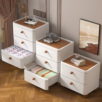 Boîte de rangement en plastique moderne multicouche ShenYu de 60 pouces, blanche, pour la maison, le bureau, l'organisation des tiroirs, la vie quotidienne
