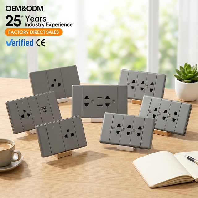 KESIQI Low MOQ 118 Type US Standard Wall Socket 16A 250V Thailand Hotel Project Wholesale