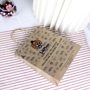 ถุงกระดาษคราฟท์สีน้ำตาลธรรมชาติแบบรีไซเคิลได้ สั่งทำได้ ปริมาณสั่งซื้อขั้นต่ำน้อย เหมาะสำหรับใส่ของขวัญ อาหาร และอาหารแบบนำกลับบ้าน - Product Image 2