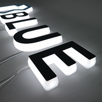 Enseigne de magasin personnalisée CARREY, lettres en relief 3D, enseignes de logo, enseignes en acrylique pour hôtel, enseigne lumineuse pour boutique