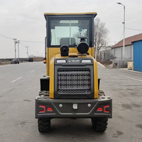 Mini-chargeuse sur pneus, chargeuse frontale |   TAIJIN ZL915 2400mm Chargeuse sur pneus à benne basculante haute pour l'agriculture et la manutention de matériaux de construction CE
