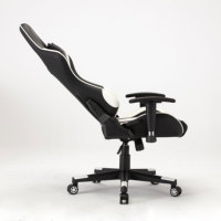 Chaise de jeu en cuir pour l'e-sport avec dossier haut de style course et soutien ergonomique professionnel, chaise de jeu de luxe