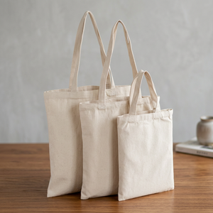Bolsa de Compras de Algodón Reciclable con Logotipo Personalizado, Bolsas de Tela, Bolsa de Supermercado con Cierre de Hombro para Uso en Supermercados y Playa - Product Image 1