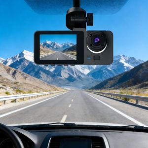 Caméra embarquée DVR trois canaux pour voiture avec WiFi et vision nocturne, 1080P - Product Image 4