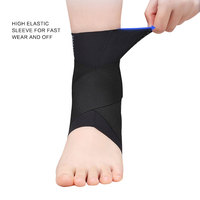 Soutien de cheville en néoprène léger et respirant avec sangle élastique, protection professionnelle pour sports d'hiver, unisexe