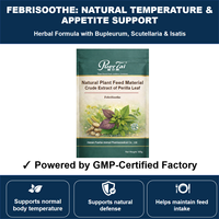 FebriSoothe Extrait Herbal Naturel de Qualité Alimentaire pour Volailles, Soutien Température, Appétit et Défenses, avec Bupleurum Scutellaria Isatis
