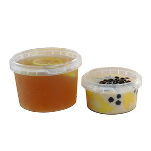 Vaso desechable para sopa con tapa transparente redonda con clip, para llevar, de 500-950 ml - Product Image 2