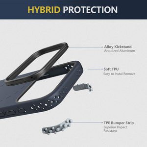 Ốp lưng điện thoại iPhone 17 Pro Max năm <span class=keywords><strong>2025</strong></span>, có giá đỡ camera vòng tròn, cầm tay tự do, mặt lưng trong suốt, chống sốc, nguyên bản - Product Image 2