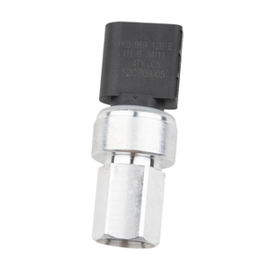 1K0959126E สวิตช์เซ็นเซอร์แรงดัน A/c สำหรับรถออดี้ A3 Q3 TT VW Golf Jetta <span class=keywords><strong>Skoda</strong></span> ทำจากโลหะทนทานเหมาะสำหรับเบาะรถ <span class=keywords><strong>Fabia</strong></span> Octavia - Product Image 1