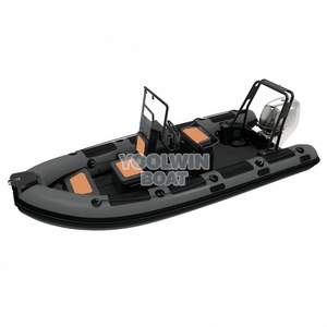 Bateau semi-rigide gonflable Orca français de 580 cm en aluminium et Hypalon, 11 passagers, pour la pêche, le sport et les excursions, à vendre - Product Image 4