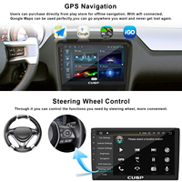 Écran tactile CUSP pour autoradio GPS universel 9 pouces, lecteur DVD Android, système multimédia intelligent, unité de navigation