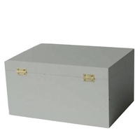 Boîte d'emballage en bois pour CD/DVD, gravure personnalisée en gros, non finie