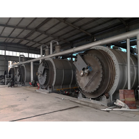 Máquina de reciclaje de neumáticos a diésel, Tour de fábrica, planta de pirólisis de neumáticos