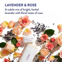 Déodorant Stick Crème Anti-Transpirante Longue Durée Lavande et Rose Fraîche Déodorant pour Hommes et Femmes Marque Privée Usine