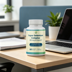 ซีลีเนียมคอมเพล็กซ์ 200mcg วิตามินอีแบบแคปซูล อาหารเสริมสำหรับผู้ใหญ่ 60 แคปซูลต่อขวด ยี่ห้อเฮิร์บไลฟ์ ขายดี - Product Image 3
