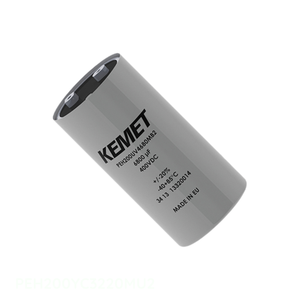 ตัวเก็บประจุแบบฝังในตัวถัง PEH200YC3220MU2 รุ่นดั้งเดิม  อลูมิเนียม 220 ยูเอฟ 20% 450 โวลต์ แบบยึดด้วยสกรู 220 ยูเอฟ - Product Image 1