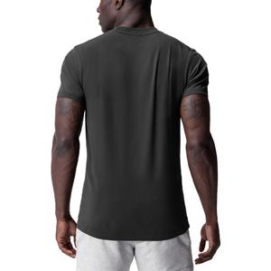 T-shirt de sport pour homme personnalisable, haute qualité, 95% coton, 5% élasthanne, imprimé uni, couleur et taille personnalisées, vêtements de sport - Product Image 6