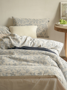 Dubbellaagse Jacquard 100% Egyptische Katoenen Winter Warm Huis Beddengoed Set - Product Image 3