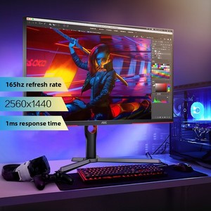 <span class=keywords><strong>Aoc</strong></span> Q32g3se Écran de jeu e-sport 31,5 pouces, 2K, 165 Hz, temps de réponse de 1 ms, faible lumière bleue, sans scintillement, LCD haute vitesse pour ordinateur de bureau - Product Image 2