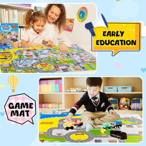 Kit de Tablero de Historias de Fieltro Montessori con Temática de Transporte, Juguete Educativo para Niños, Herramientas de Franela para el Aprendizaje, Ayuda para Actividades de Niños Pequeños en el Aula - Product Image 4