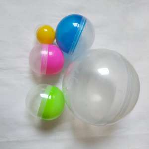 Capsule en plastique PP transparent unisexe classique de 10cm de haute qualité pendant 5 à 7 ans pour distributeur automatique d'œufs jouets classiques - Product Image 3