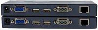 CARATAR ST081822 Extensor KVM IP VGA de 500 pies personalizado - Consola KVM con Host USB/PS/2 - Ethernet CAT5 para múltiples servidores/computadoras en stock