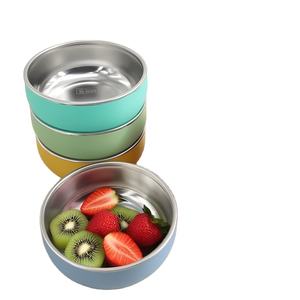 ชามผสมสแตนเลสปลอดสาร BPA เป็นมิตรกับสิ่งแวดล้อม ปลอดสารพิษ ฐานซิลิโคนยึดติด ลายการ์ตูน ใช้กับเครื่องล้างจานได้ เหมาะสำหรับเด็ก - Product Image 6