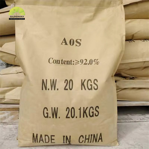 AOS (Alfa Olefin <span class=keywords><strong>Sulfonato</strong></span> <span class=keywords><strong>de</strong></span> <span class=keywords><strong>Sodio</strong></span>) 35% 92% Materia Prima Cosmética en Polvo 25kg - Product Image 1