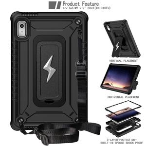 Funda Multicolor Anticaídas para Tablet PC Lenovo Tab M9 TB-310FU de 9 Pulgadas, 3 en 1 para Niños, con Soporte, Protección Contra Golpes y Caídas - Product Image 2