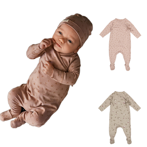 Neonato <span class=keywords><strong>per</strong></span> la primavera autunno nuovo stile maschio e femmina <span class=keywords><strong>per</strong></span> bambini in cotone stampato in corda da monaco in tinta unita copri piedi <span class=keywords><strong>vestiti</strong></span> <span class=keywords><strong>per</strong></span> - Product Image 6