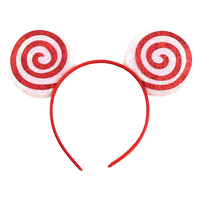 Serre-tête en gros pour garçons, oreilles de souris de dessin animé sans nœud, avec paillettes colorées, accessoires pour cheveux de fête pour enfants