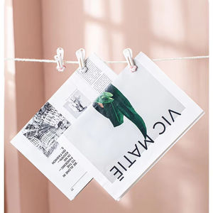 12 pièces pinces à linge en plastique antidérapantes pinces à linge pinces à linge coupe patte de <span class=keywords><strong>chat</strong></span> conception pinces à linge en plastique - Product Image 3