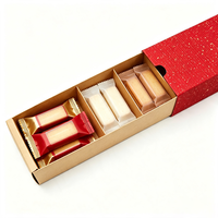Custom Design Drawer Paper Packaging Box Divided Cardboard Box for Pastry Cookie Mooncake Snack Packaging